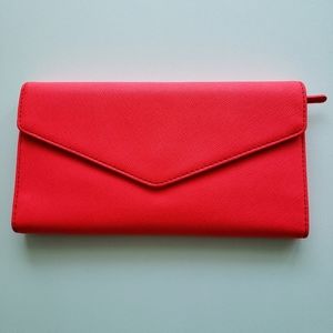 MZ Wallace Neon Pink Trifold Wallet